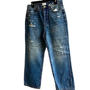 Pistola Cassie Crop Super High Rise Straight Crop Jeans  Size 31